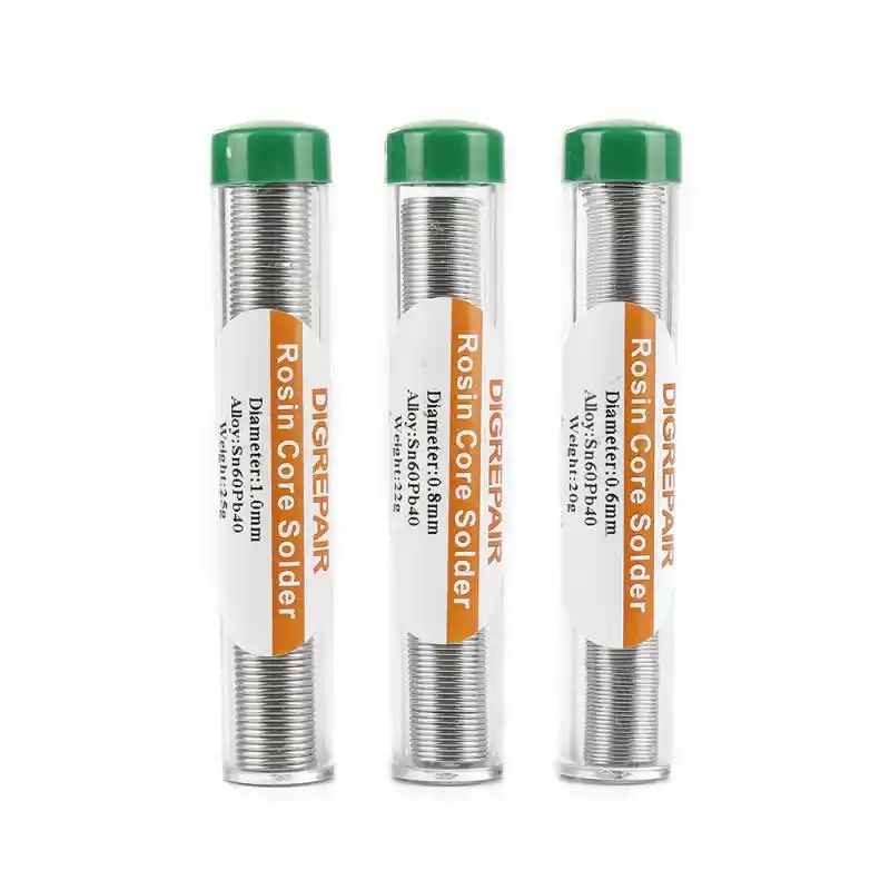 Fio de solda portátil da pena do fio da lata para o telefone móvel ferramentas de reparo do instrumento do fio de solda do núcleo da lata 0.6/0.8/1.0mm