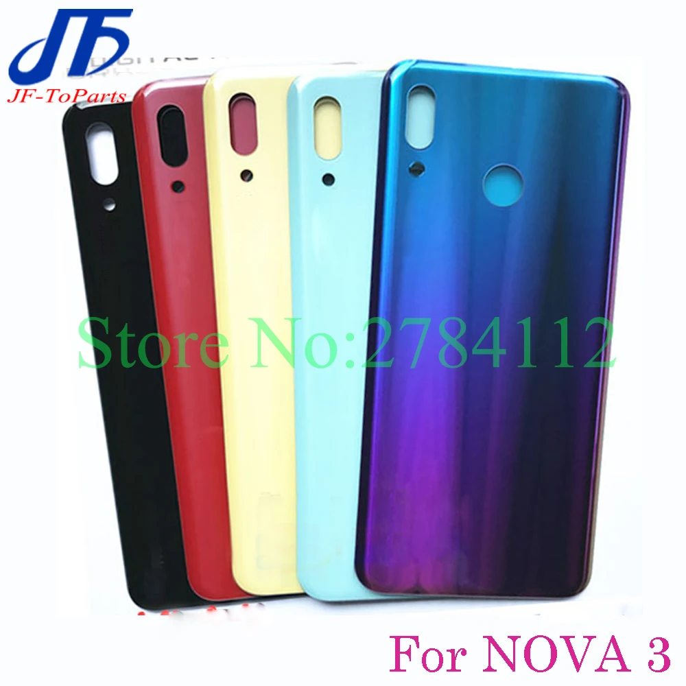 Замена заднего стекла для Huawei Nova 3 NOVA3/Honor P Smart Plus / 10 шт. Крышка батарейного отсека