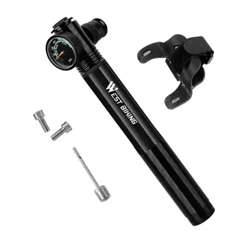 

Aluminum High Pressure Bicycle Pump Bidirectional Inflatable Portable Mini Pumps W91C