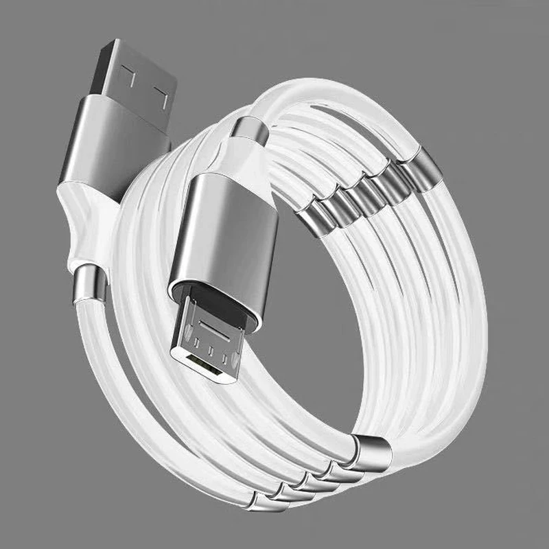 Магнитный Micro USB кабель для iPhone 12 mini 11 7 Samsung Android мобильный телефон Быстрая зарядка