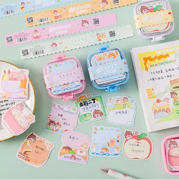 

Hot Pin SK246-251 Dum-Dum Won Bento Notepad Sticky Notes Notepad Booklet for Student Online Celebrity from Which You Would like