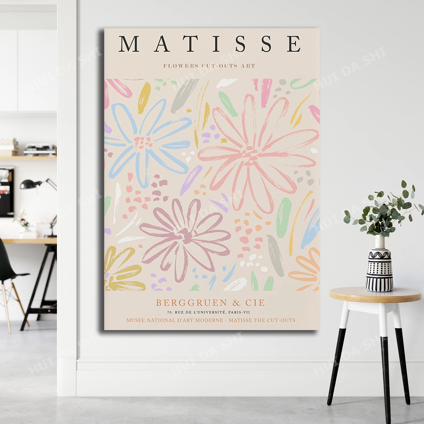 Передача цветов на выставку Henri Matisse высокое качество печати | Датские пастельные
