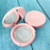 Wholesale Lash Packaging Box Round Lash boxes with Mirror 8-20mm Mink Eyelashes Packaging Box Empty Makeup Beauty 3