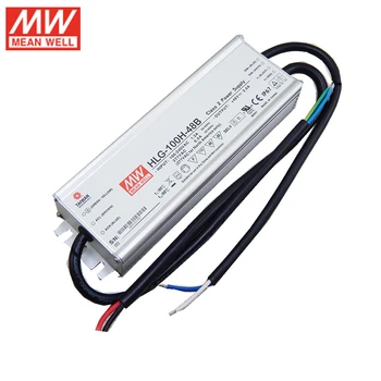 

MEAN WELL Dimmable LED driver HLG-100H-48B 48V 2A Dimming Power Supply 110V/220VAC to 48V DC 2A 96W waterproof IP67 Transformer
