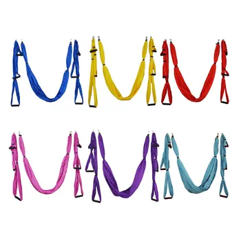 

Full Set 6 Handles Hammocks Anti-gravity Aerial Yoga Ceiling Hammock Indoor Yoga Swings Flying Trapeze Inversion Device Home GYM