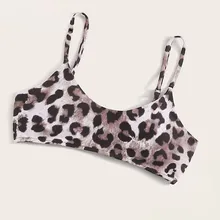 Женское сексуальное бикини с леопардовым принтом, купальник, пляжная одежда, топ для плавания, женский купальник, топ, бюстгальтер, купальники без косточек