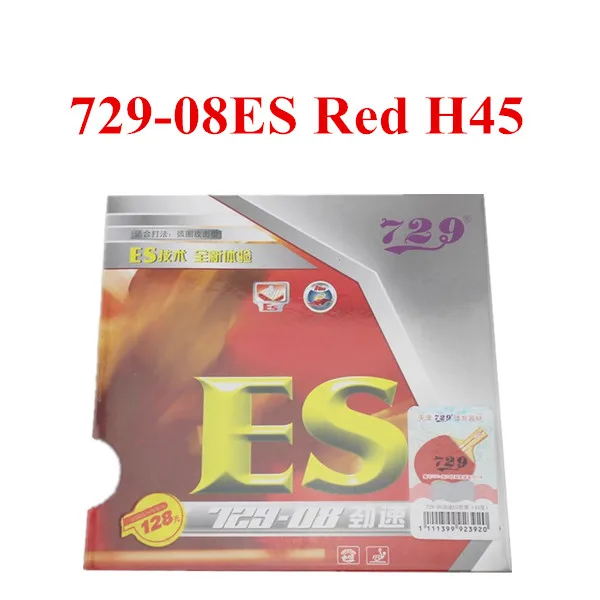 Red H45 РИТЦ 729 Дружба 729-08 ES pips-в настольный теннис пинг-понг резиновый с губкой - Цвет: Red H45
