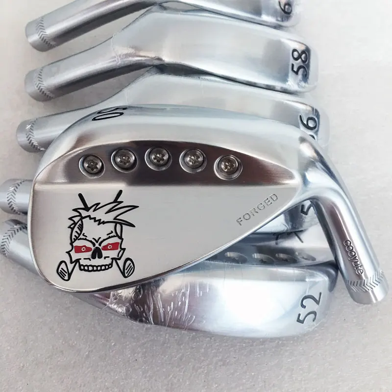 Новая клюшка для гольфа Cooyute Skull кованая клюшка для гольфа и 50 или 52. 54 56,58 градусов клиновидная головка для клубов без вала для гольфа