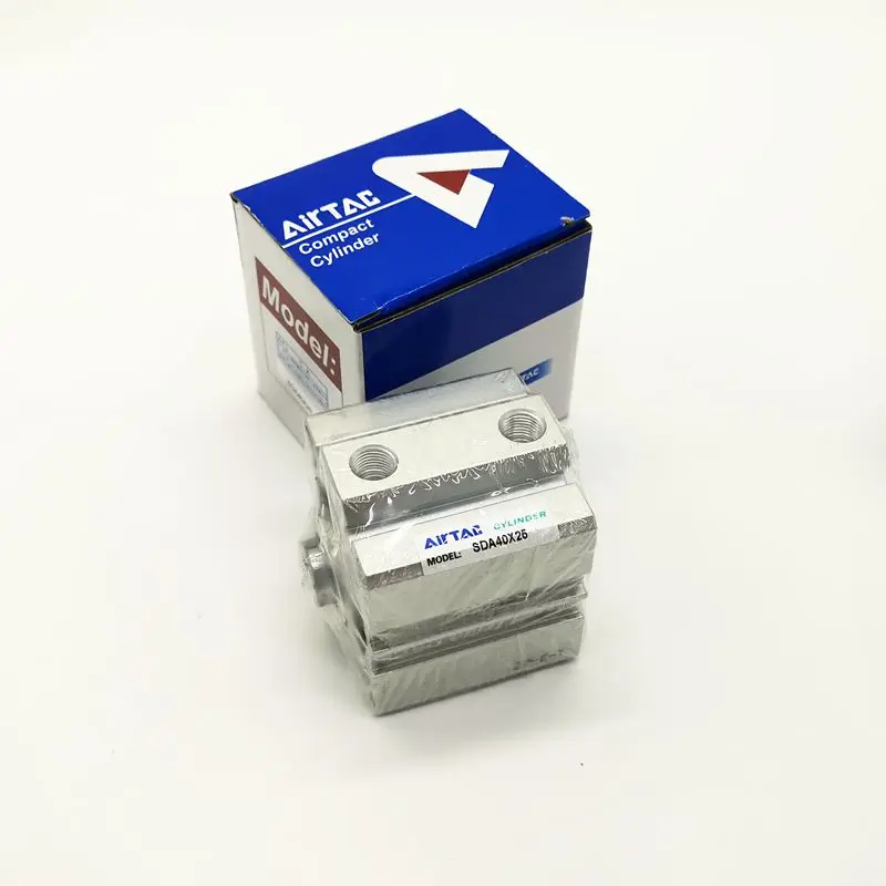 Airtac компактный Cyinder SDA40x25 диаметр 40 мм ход 25 мм Пневматический воздушный цилиндр