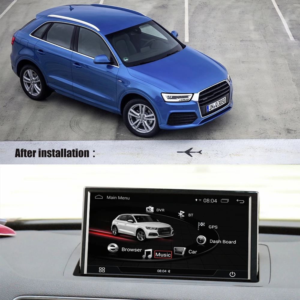 Android 9,0 DSP Авторадио головное устройство для Audi Q3 2011- автомобильный мультимедийный плеер Радио автомобильный gps-навигация, dvd-плеер