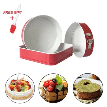 

Carbon Steel Pumpkin Pan Non-stick Leakproof Springform Cake Pan Cheesecake Pan with Removable Bottom Cake Pan Baking Moulds