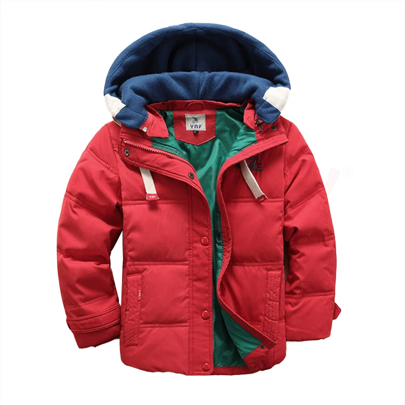 INPEPNOW Casual Children's Down Jacket Warm Winter Overall for Boy Winter Coat Kids Down& Parkas for Girls Coat Outerwear