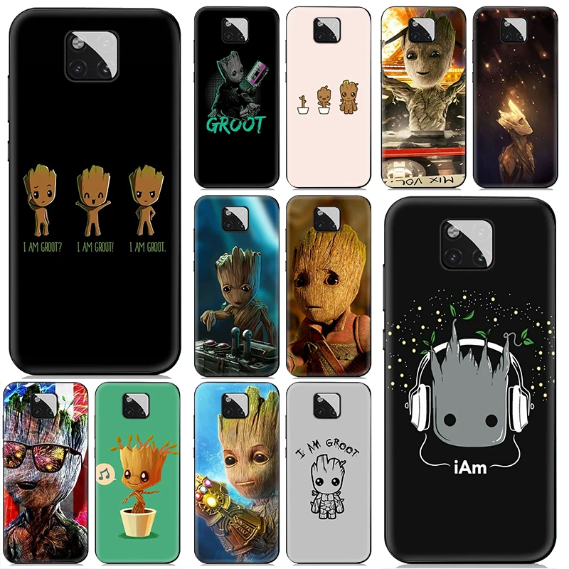 I am Groot Soft Case for Huawei Mate 30 Lite Pro 20 10 Cover TPU |