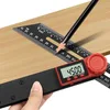 Digital display T-shaped movable angle ruler woodworking tool level T-shaped angle ruler Marking T-Ruler 4