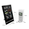 Digital Alarm Clock Weather Station LED Temperature Humidity  Forecast Snooze Table  indoor Outdoor Sensor 5