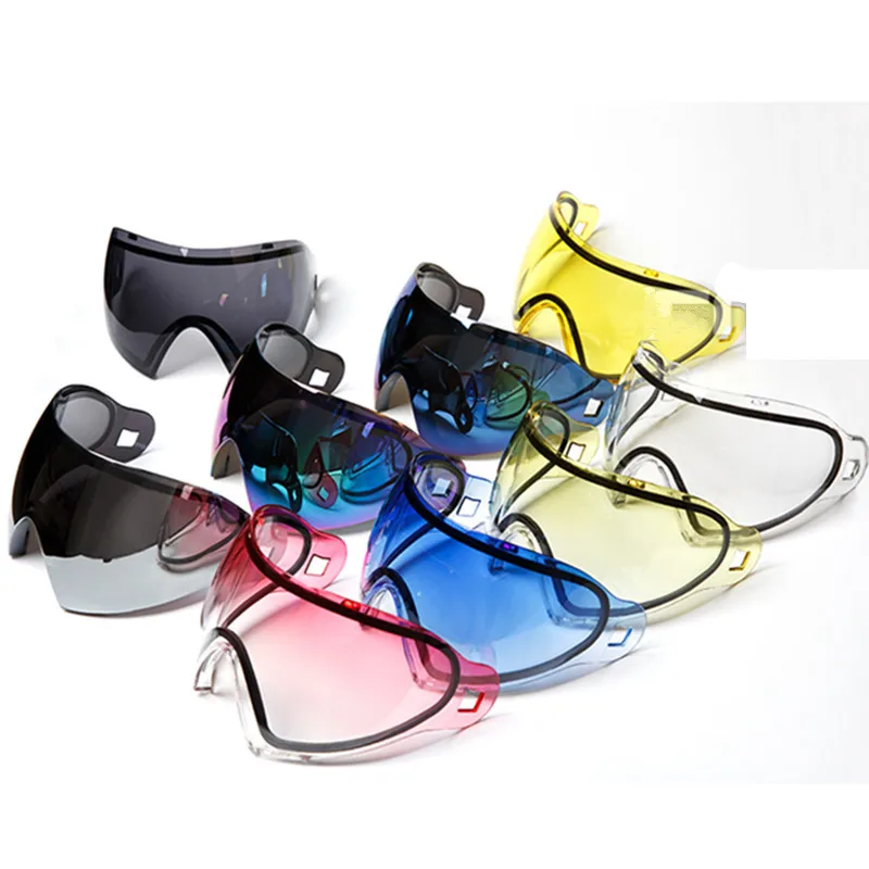 Multicolor Thermal Goggles for Paintball Mask with F1 Full Face PC Lenses Description Image.This Product Can Be Found With The Tag Names F1 mask paintball, Full face paintball, Paintball goggles lens, Paintball mask thermal lens, Paintball thermal mask e