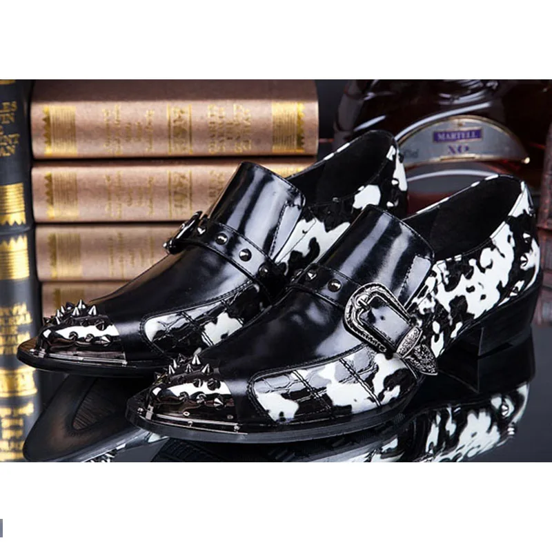 

Ntparker YFashion мужские туфли с острым носком, свадебные туфли с пряжкой, мужские парикмахерские кожаные туфли, мужские туфли в стиле рок