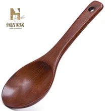 New Style Cooking Ladel Wood Spatula Ko Muk Old Paint Wooden Turner Non-stick Pot Spatula