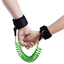 Детская безопасная веревка, трос с защитой от потери, вращающийся браслет длиной 2 м для прогулок, полезный продукт