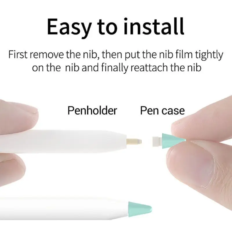 6 шт силиконовый наконечник для Apple Pencil 1 2 Tablet Stylus Touch Pen чехол Touch Cover