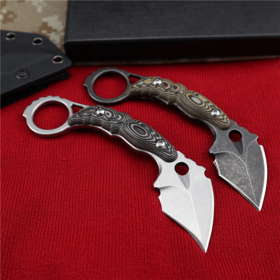 Прямой Ножи Стандартный тактический нож Ножи нож для выживания, Походный нож для Выживание Складной нож инструмент для повседневного ношения нож Karambit Ножи