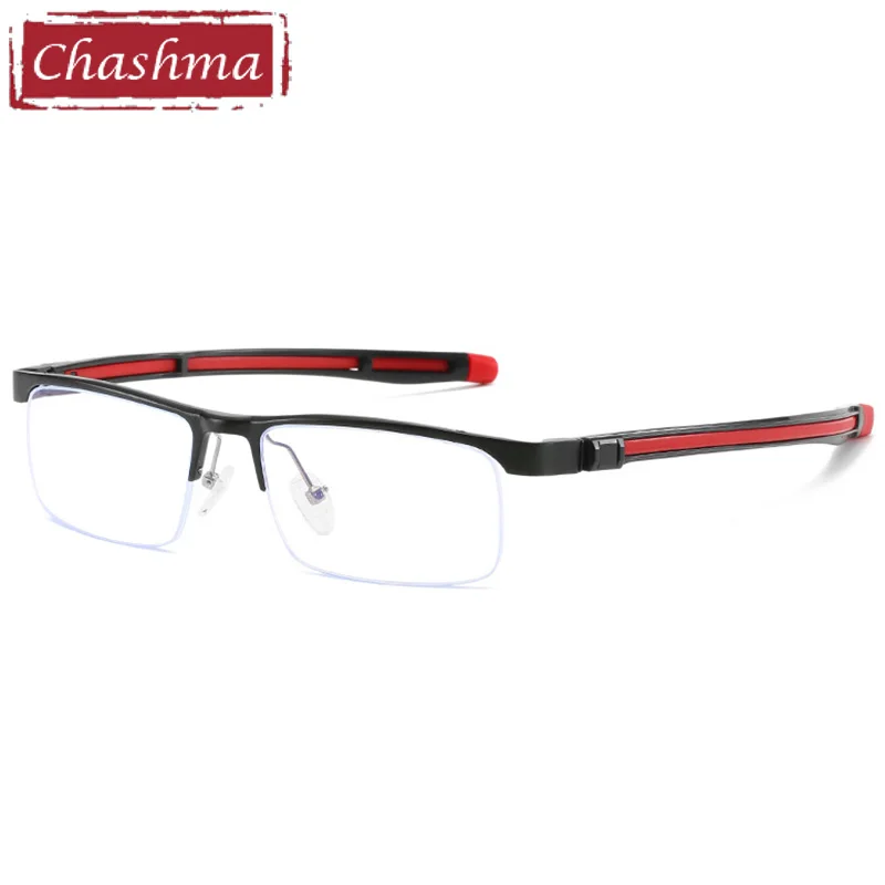 

Sport Style Trend Eyeglasses Frames Men Semi Rimmed Football Myopia Glasses Optical Basketball Spectacles with Magnet