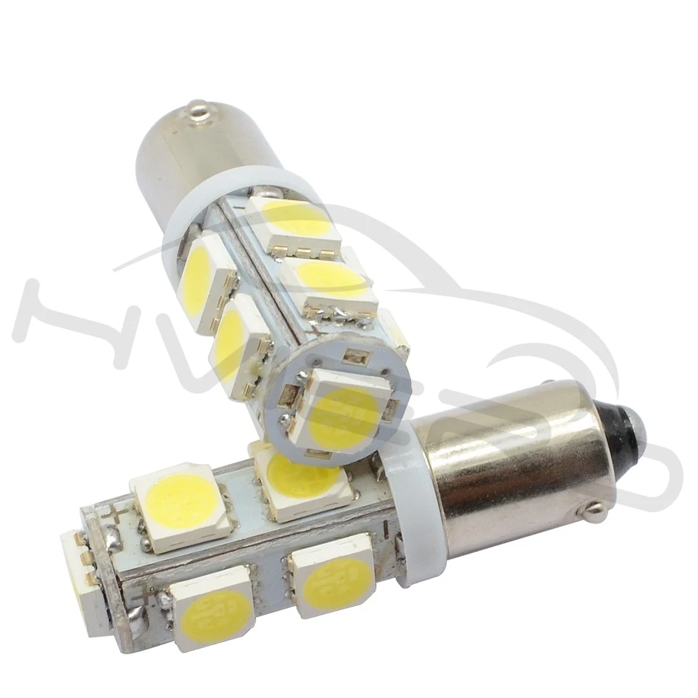 Hviero White Car Led T11 Ba9s T4w 9Led 5050 SMD Auto Led Plate Bulb Festoon Dome Door Bulb Trunk light Car Marker Gauge Lamps Dc 12v