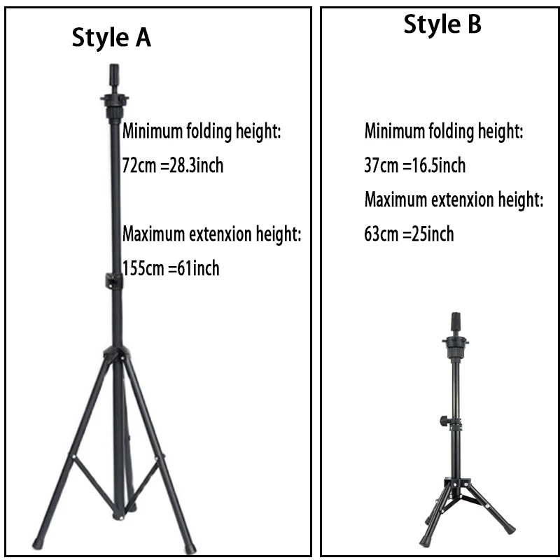 Simnient Adjustable Tripod Stand Holder Mannequin Head Tripod Hairdressing Training Head Holder Top Selling Hair Wig Stands Tool Simnient Adjustable Tripod Stand Holder Mannequin Head Tripod Hairdressing Training Head Holder Top Selling Hair Wig Stands Tool