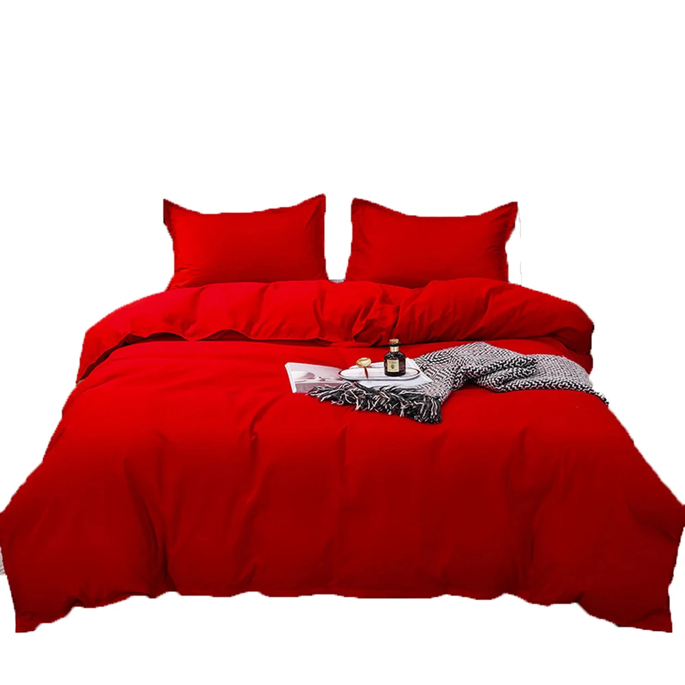 New Design Dark Green Bedding Set Home Duvet Cover Bed Sheet Pillowcase King Queen Full Single Size,(Excluding filler)3pcs 4pcs 4