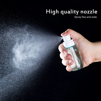 

1 piece of 30ml 60ml transparent portable empty spray bottle, mini container, perfume atomizer, household, travel storage bottle