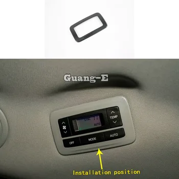 

Car Sticker Styling Back Tail Rear Temperature Air-condition Volume Switch Button Trim Frame For Toyota Sienna 2018 2019 2020