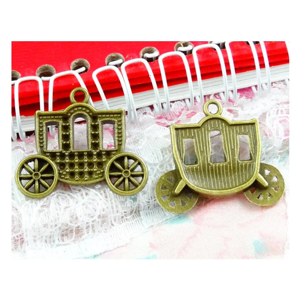 

20pcs Vintage Charms Car Pendant Antique bronze Fit Bracelets Necklace DIY Metal Jewelry Making