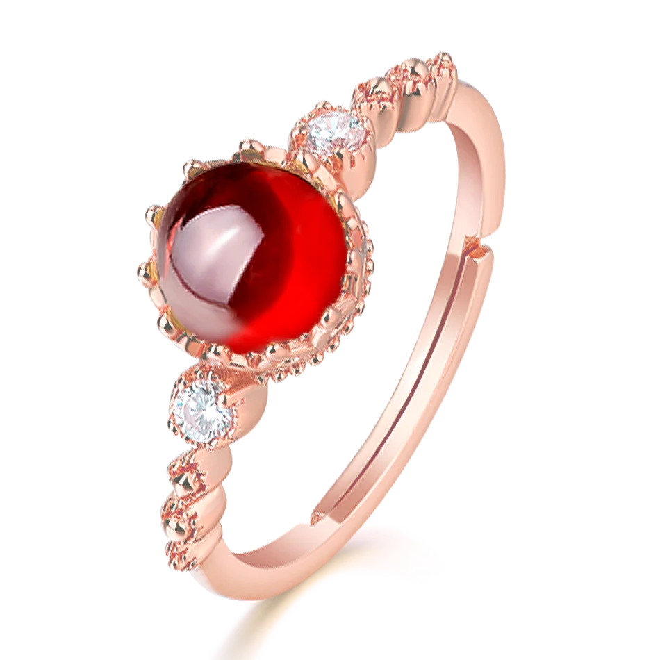 garnet ALLNOEL, настоящее 925 пробы, Серебряное роскошное кольцо с драгоценным камнем для женщин, 6*6 мм, натуральный гранат, топаз, перидот, кольцо, модное ювелирное изделие, подарок - Цвет камня: garnet