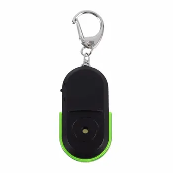 

Portable Size Old People Anti-Lost Alarm Key Finder Wireless Useful Whistle Sound LED Light Locator Finder Keychain