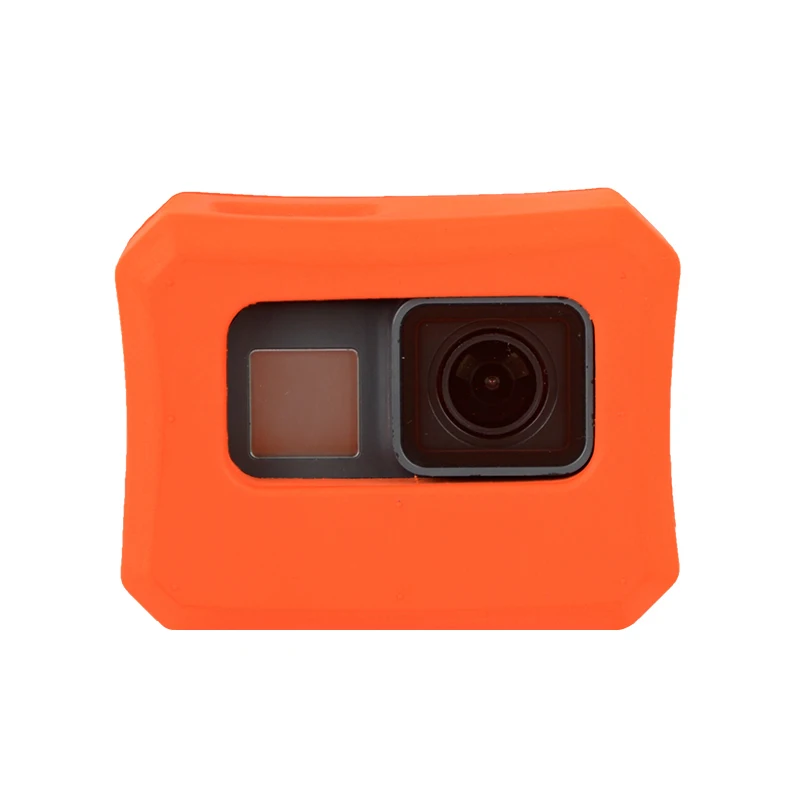 Силиконовый мягкий резиновый плавающая рамка защитный чехол для GoPro Go Pro Hero 5/Hero 6 7 Orange