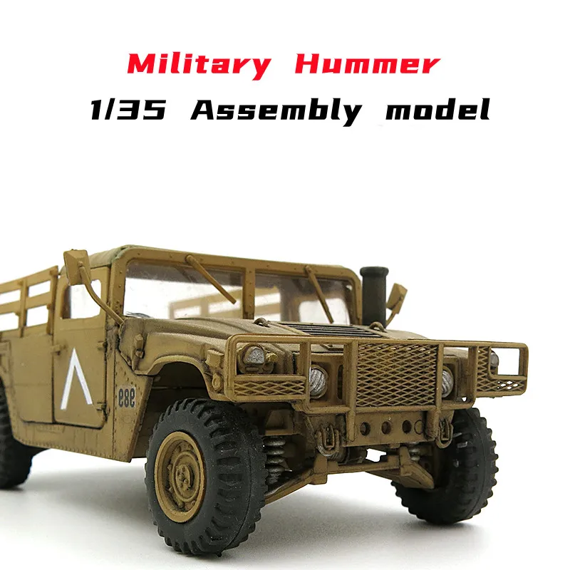 1/35 военный Hummer грузовик сборка модель игрушка бронированный бронетранспортер