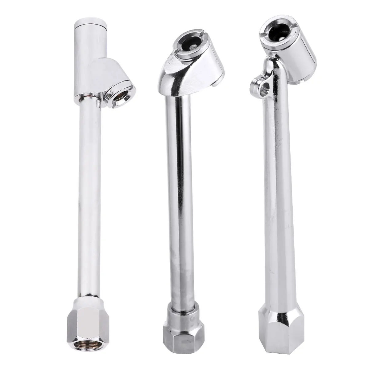 

1 Heavy Duty Stainless Steel Air Chuck Dual Head Inflator Tool 2-in-1 1/4 Inch FNPT RV Tire Chucks for Inflator Gauge Compressor