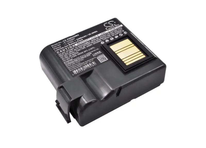Cameron sino 5200 мА/ч, Батарея печатающая головка для ZEBRA QLN420 ZQ630 BTRY-MPP-68MA1-01 P1040687 P1050667-016 Аккумулятор для принтера