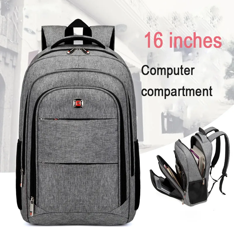 

Multi-function Laptop Backpack Men's USB Charge Shoulder Computer Bags 16 inch computer For Macbook IPAD