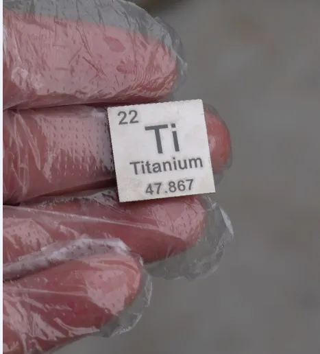 US $20.24 5 Pcs Titanium Metal Periodic Table Type Pure Titanium Sheet