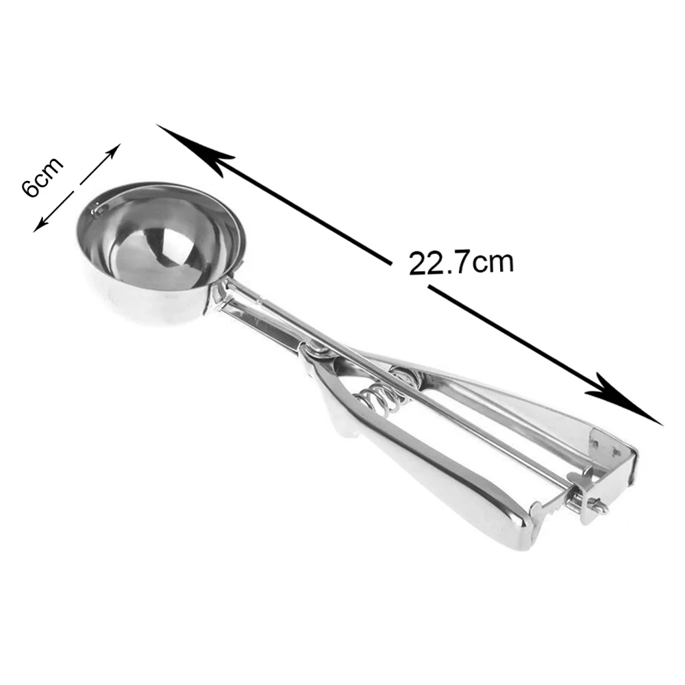 1 шт. 5/6 см совок для мороженого из нержавеющей стали совок для мороженого Печенье Тесто блюдо ложка для арбуза кухонные принадлежности