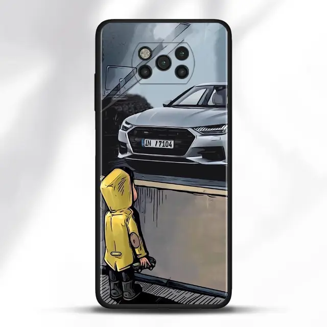 Boy See Sports Car jdm Drift For Xiaomi Poco X3 NFC M3 Pro F3 X3 GT F1 Capa for MI Note 10 Pro Case For mi CC9 Pro A3 A2 Lite B10