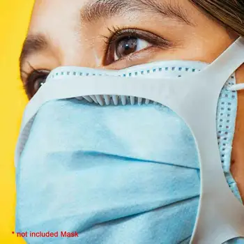 

1pc Essential Mask Brace Secure Loose-fitting Mask Masks Straps Tight Adjustable Fogging Prevent Silicone Bandage Accessori S7K8