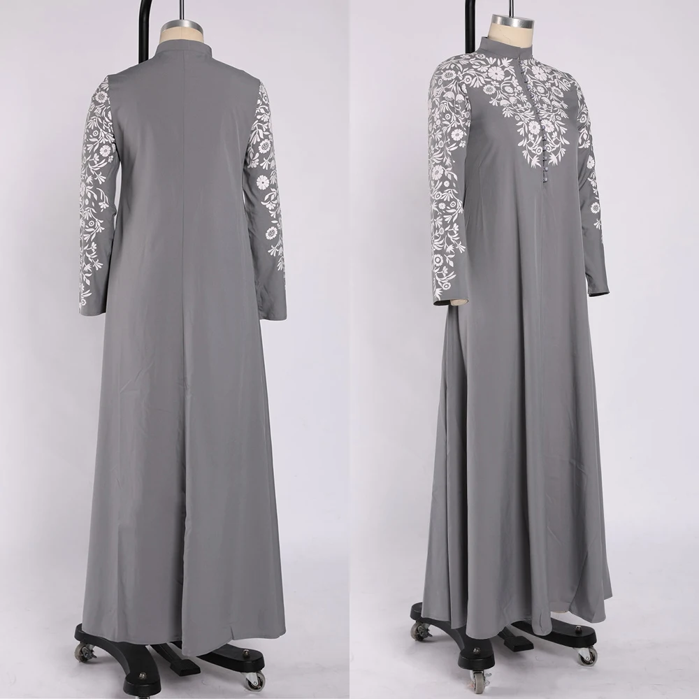 Женское кимоно с арабским принтом в стиле «абаи», в стиле «Бурка», «Дубай», «абаи», «Турецкий кафтан», мусульманское платье для женщин