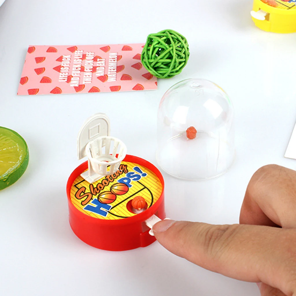 Mini Shooting Game Machine Parent-Child Interactive Game Decompression toy Mini Finger Basketball Shooting Game 