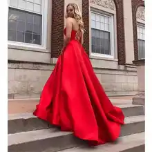 Сексуальный новейший дизайн украшенный бисером длина до пола Вечерние платья на заказ размер