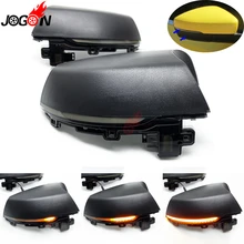 Для Volkswagen VW POLO MK5 6R 6C 2009-2013 Динамический светодиодный светильник сигнала поворота боковое крыло зеркало индикатор мигалка