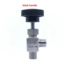 Игольчатый клапан регулируемый под прямым углом 1/" 1/4" 3/" Мужской Женский виток резьбы управления отключения кран игольчатый клапан