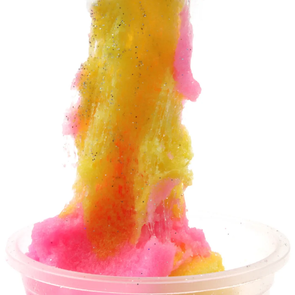 Colorful Mixing Cloud Cotton Candy Slime Fluffy Polymer Anti Stress Slime Sludge Cotton Mud Toy Toys For Children #A