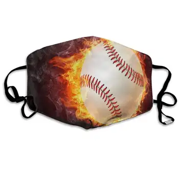 

Dustproof Washable Reusable Fire Baseball Mouth Cover Mask Respirator Germ Protective Warm Windproof Mask